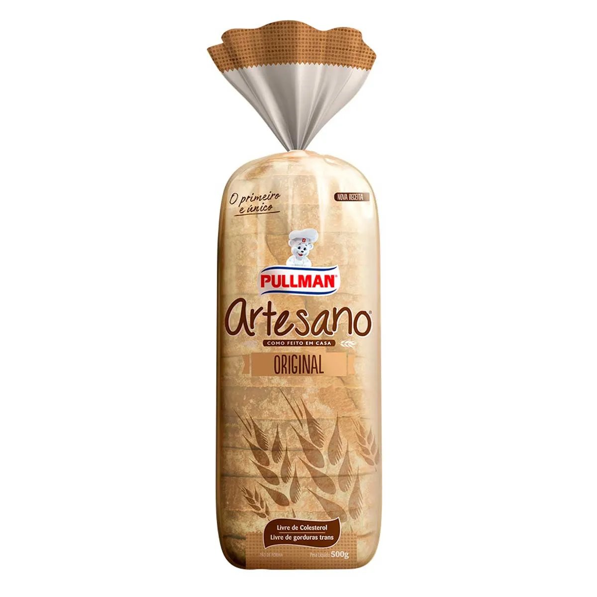 Pão Pullman Artesanal Original 500G