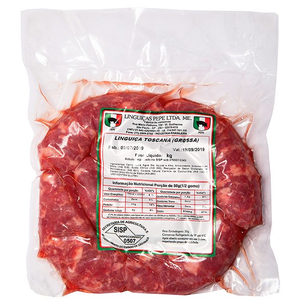 Linguiça Pepe Toscana 500G