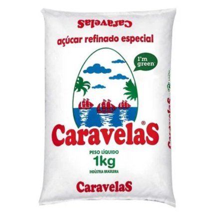 Açuc Refinado Caravelas 1KG