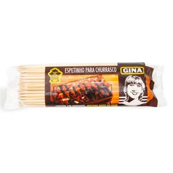 Espeto Madeira Gina 100UND