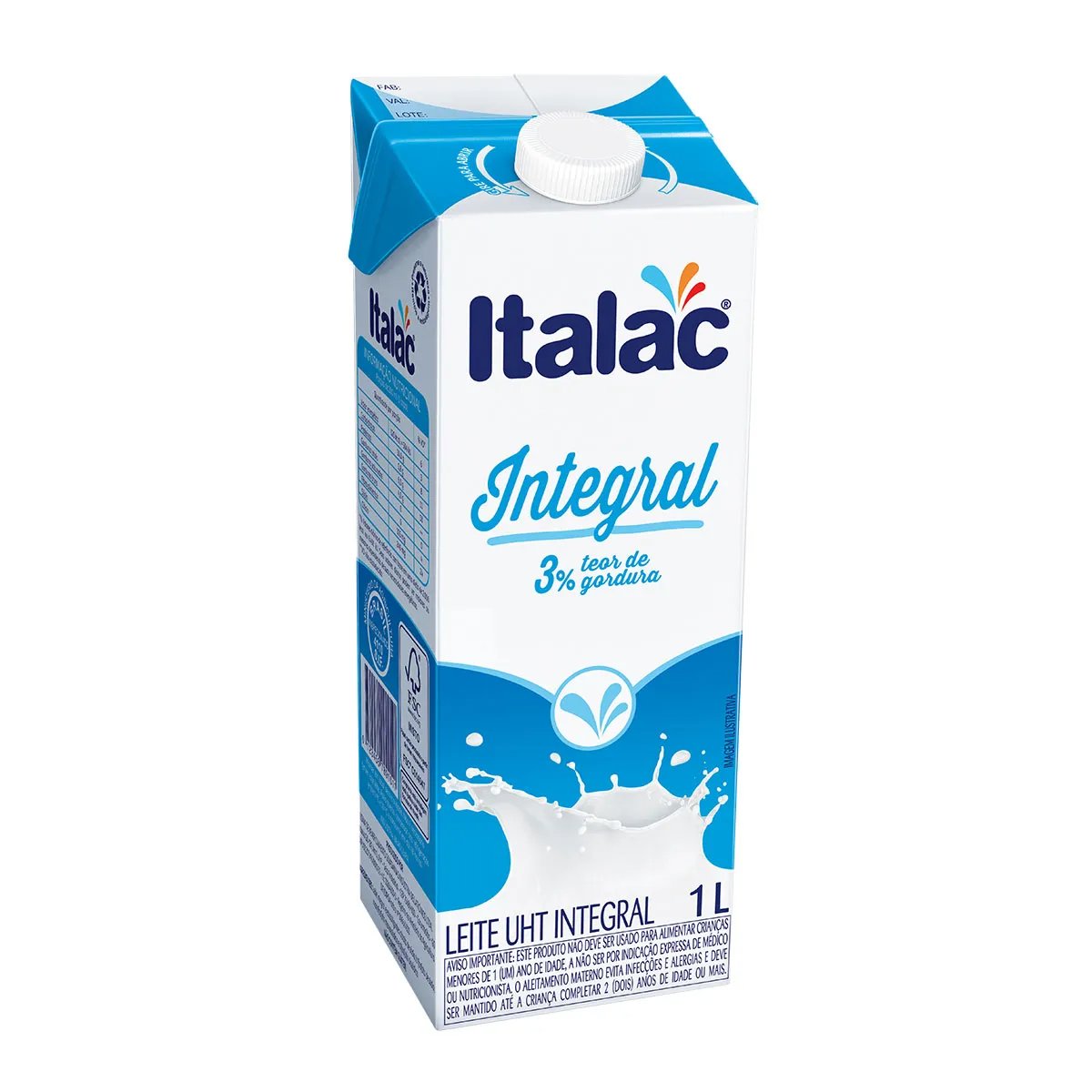 Leite Integral Italac 1L