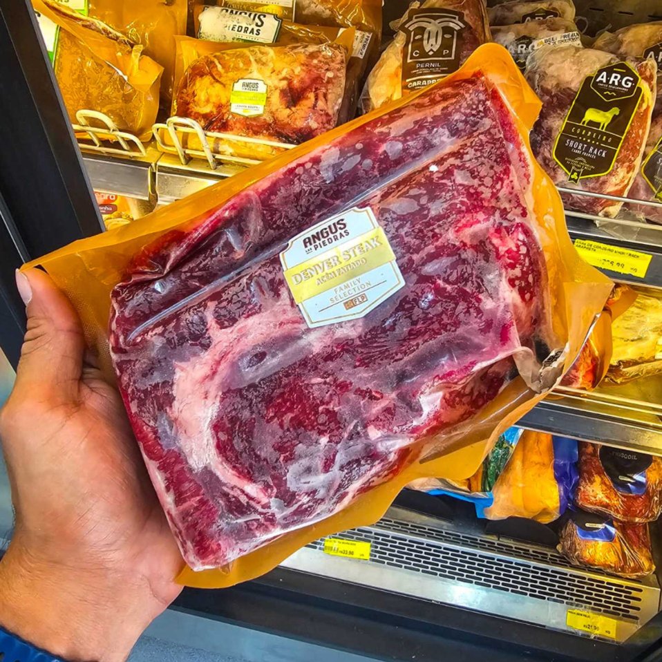 Denver Steak Angus Las Piedras kg em peça
